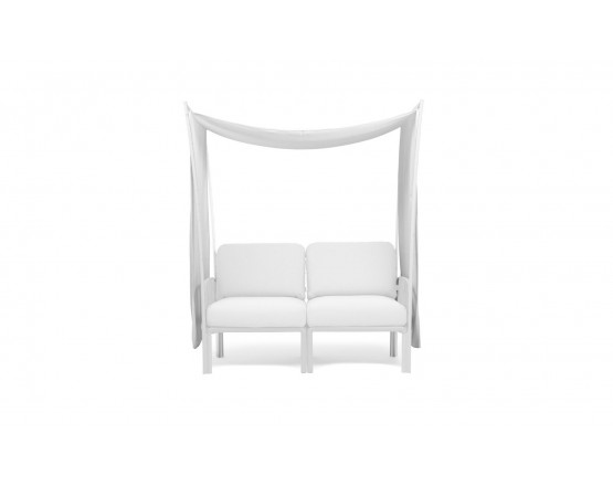 Балдахін Komodo Ombra 2 Bianco Velo White: фото - магазин CANVAS outdoor furniture.