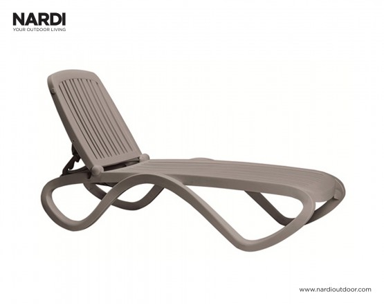 Шезлонг Tropico Tortora: фото - магазин CANVAS outdoor furniture.