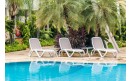 Шезлонг Omega Bianco Tortora: фото - магазин CANVAS outdoor furniture.