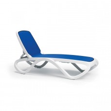 Шезлонг Omega Bianco Blu: фото - магазин CANVAS outdoor furniture.