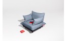 Крісло Paletti Lounge Chair Storm Blue: фото - магазин CANVAS outdoor furniture. Крісло Paletti Lounge Chair Storm Blue: фото - магазин CANVAS outdoor furniture.