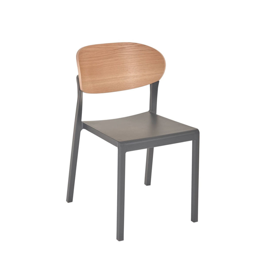 Стілець BAKE WOOD ANTHRACITE зображення №1 Стілець BAKE WOOD ANTHRACITE зображення №1