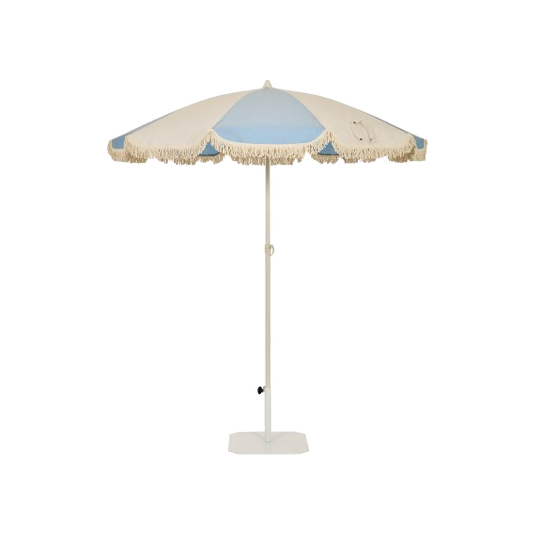 Парасоля NEW TOSCANA Ø200 SKY BLUE-SAND з базою BOND 35 KG зображення №1