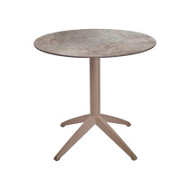 Стіл QUATRO FIX ø 80 TAUPE-STONE зображення №1 Стіл QUATRO FIX ø 80 TAUPE-STONE зображення №1