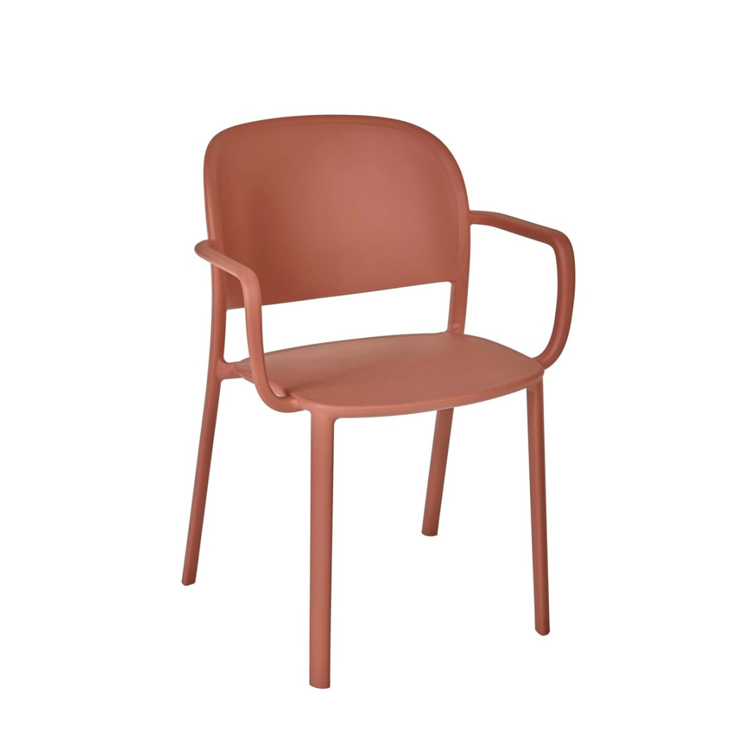 Крісло TRENA ARMCHAIR TERRACOTA зображення №1 Крісло TRENA ARMCHAIR TERRACOTA зображення №1