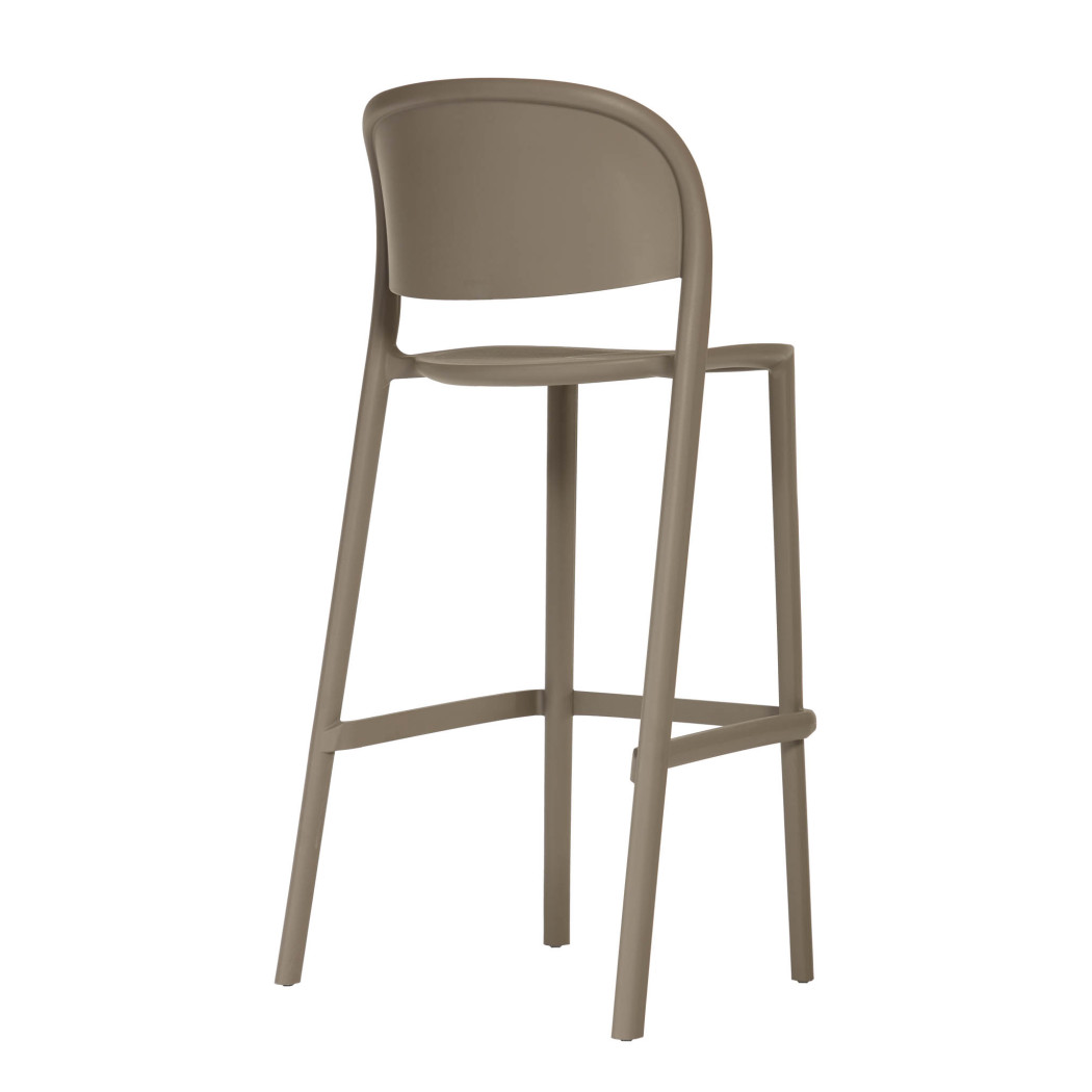 Барний стілець TRENA STOOL TAUPE зображення №3 Барний стілець TRENA STOOL TAUPE зображення №3