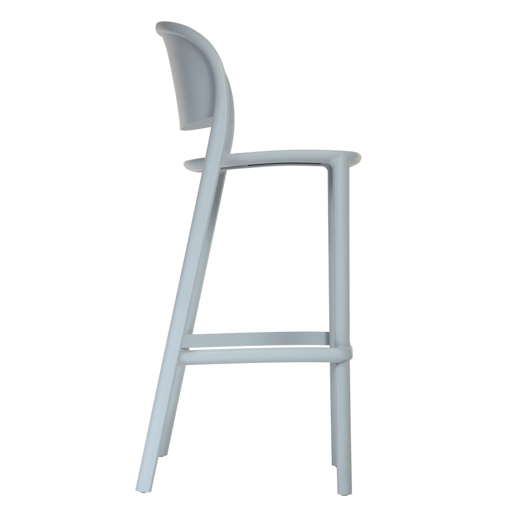 Барний стілець TRENA STOOL BLUE GREY зображення №2 Барний стілець TRENA STOOL BLUE GREY зображення №2