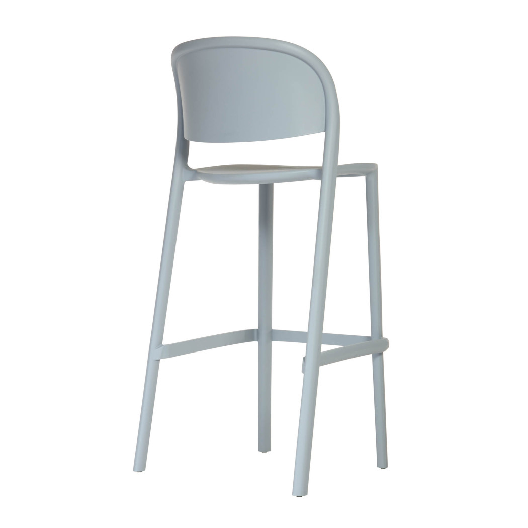 Барний стілець TRENA STOOL BLUE GREY зображення №3 Барний стілець TRENA STOOL BLUE GREY зображення №3