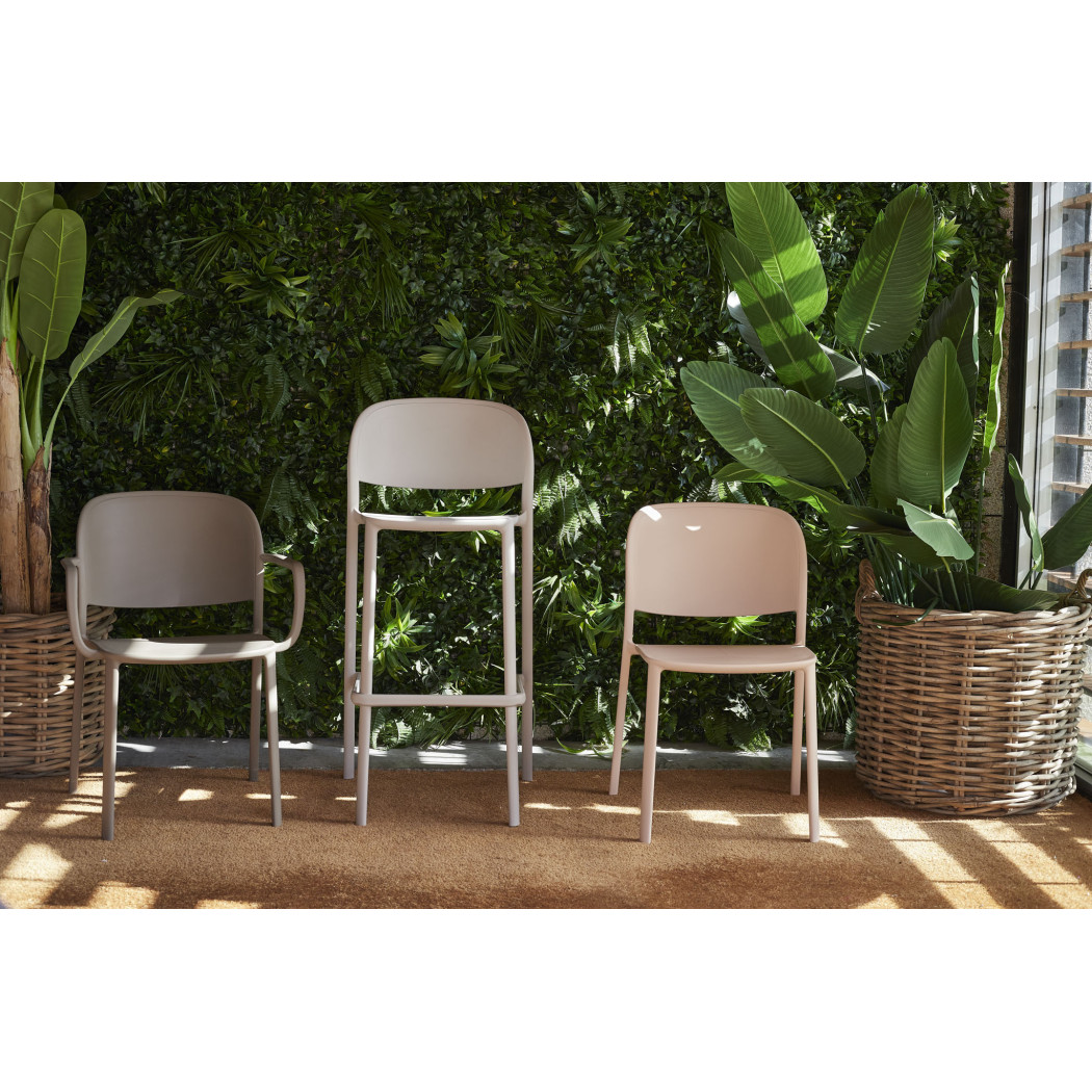 Барний стілець TRENA STOOL TERRACOTA зображення №6