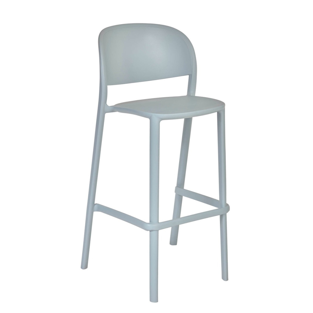 Барний стілець TRENA STOOL BLUE GREY зображення №1 Барний стілець TRENA STOOL BLUE GREY зображення №1