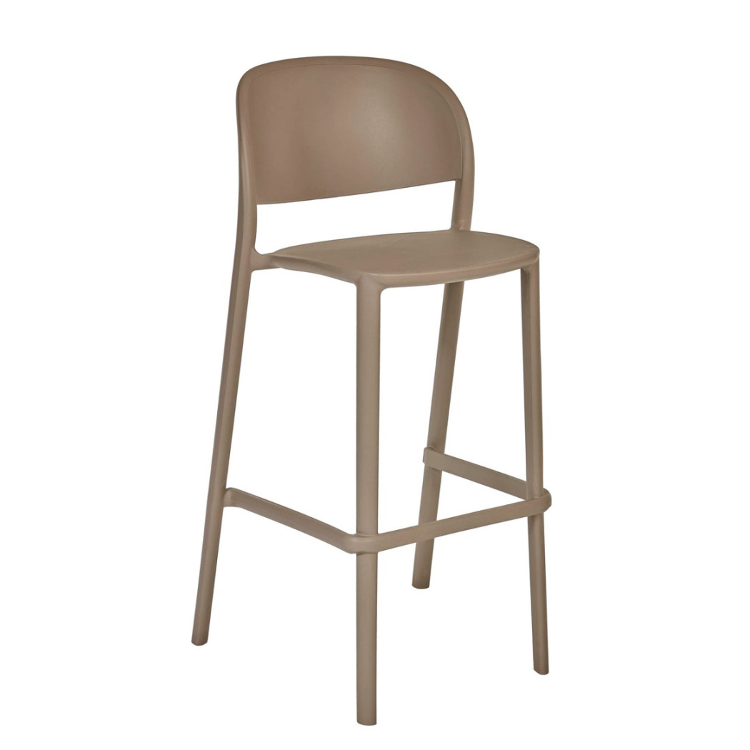 Барний стілець TRENA STOOL TAUPE зображення №1 Барний стілець TRENA STOOL TAUPE зображення №1