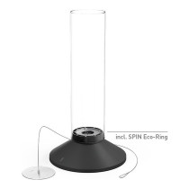 Настільний біокамін SPIN X 1200 black зображення №2