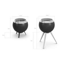 Вогнище MOON 45 silver low Stand зображення №9