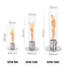 Біокамін SPIN 1500 Silver зображення №6