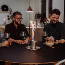 Настільний біокамін SPIN 1200 Silver зображення №3