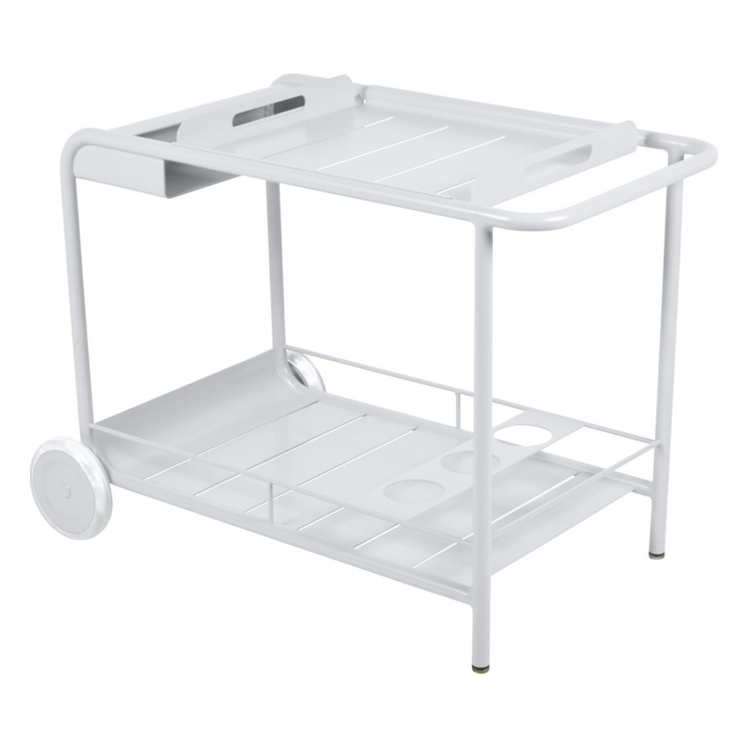 Кавовий столик Luxembourg Trolley Bar Cotton White зображення №1