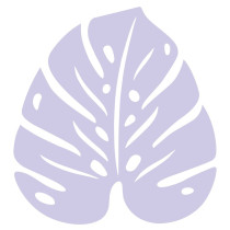 Підставка Monstera 24 x 22 Marshmallow зображення №1