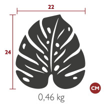 Підставка Monstera 24 x 22 Marshmallow зображення №2