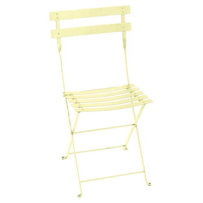 Стілець BISTRO METAL CHAIR FROSTED LEMON зображення №1 Стілець BISTRO METAL CHAIR FROSTED LEMON зображення №1