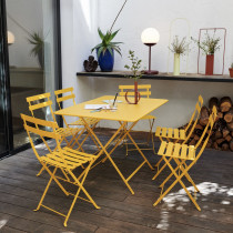 Стілець BISTRO METAL CHAIR RED OCHRE зображення №7 Стілець BISTRO METAL CHAIR RED OCHRE зображення №7