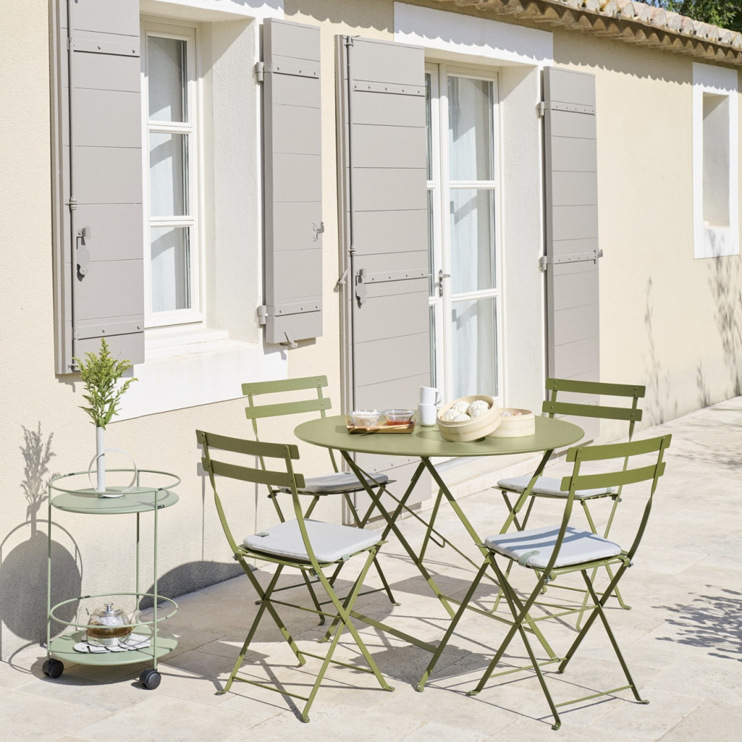 Стілець BISTRO METAL CHAIR RED OCHRE зображення №6 Стілець BISTRO METAL CHAIR RED OCHRE зображення №6