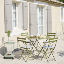 Стілець BISTRO METAL CHAIR RED OCHRE зображення №6 Стілець BISTRO METAL CHAIR RED OCHRE зображення №6