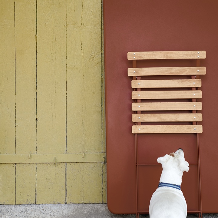 Стілець BISTRO NATURAL CHAIR RED OCHRE зображення №3