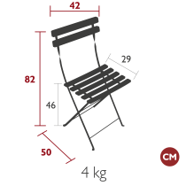 Стілець BISTRO NATURAL CHAIR RED OCHRE зображення №8