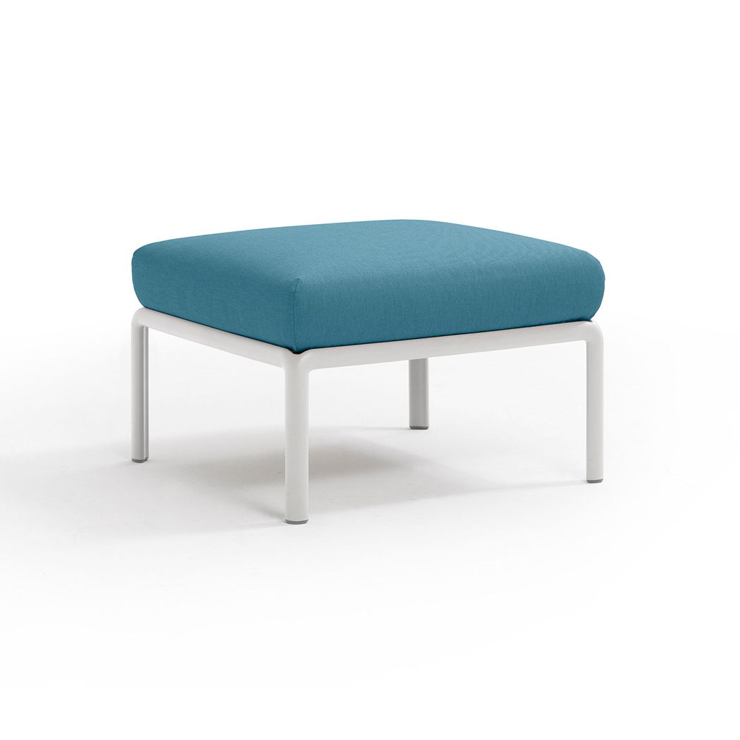 Пуф KOMODO POUF BIANCO-ADRIATIC SUNBRELLA зображення №1 Пуф KOMODO POUF BIANCO-ADRIATIC SUNBRELLA зображення №1