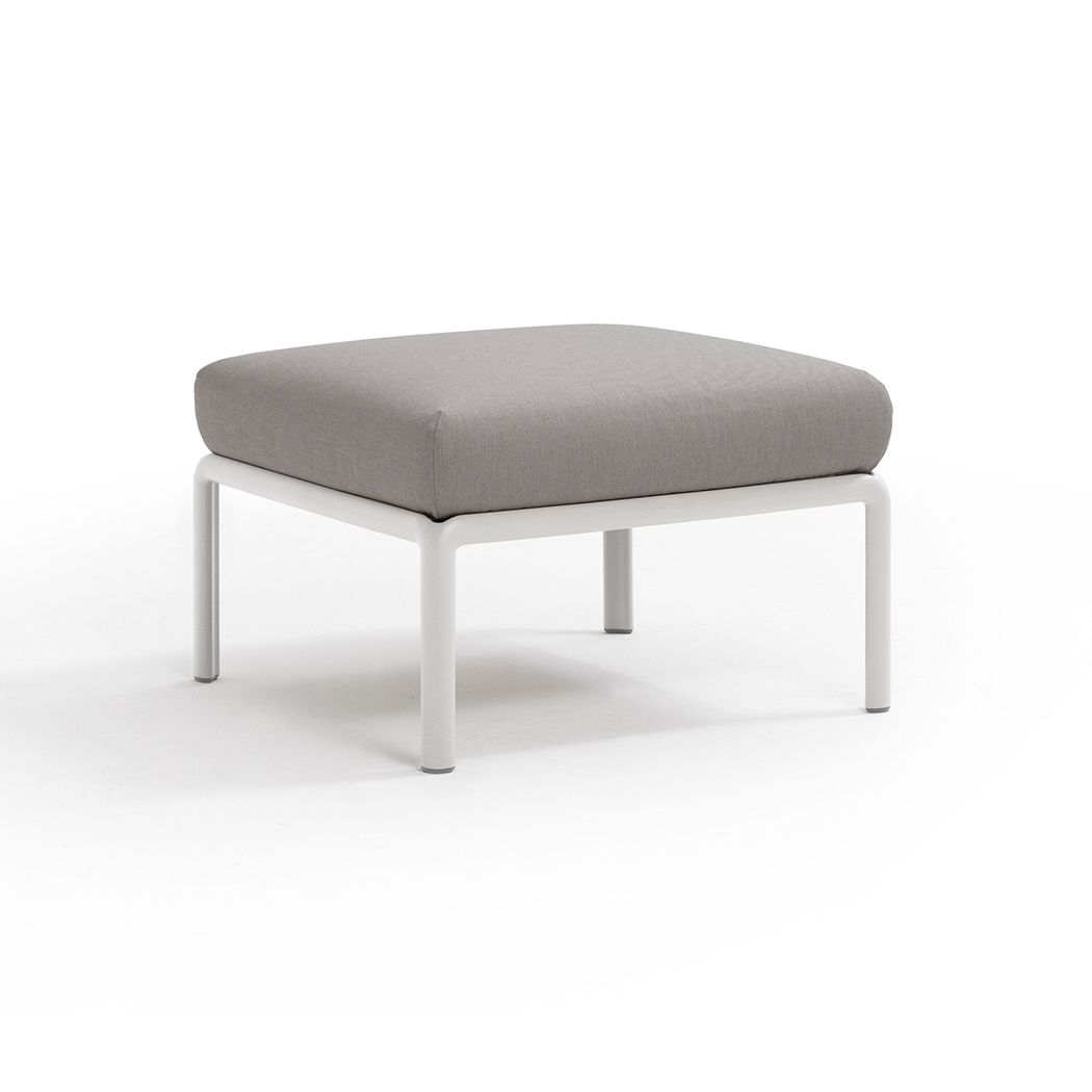 Пуф KOMODO POUF BIANCO-GRIGIO зображення №1 Пуф KOMODO POUF BIANCO-GRIGIO зображення №1