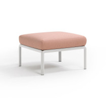 Пуф KOMODO POUF BIANCO-ROSA QUARZO зображення №1 Пуф KOMODO POUF BIANCO-ROSA QUARZO зображення №1