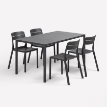 Стіл PIAVE 140X80 ANTRACITE зображення №7