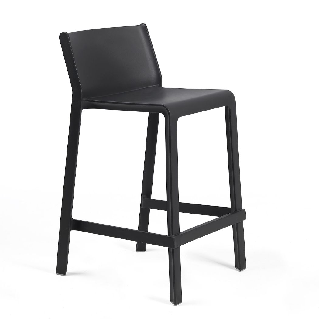 Напівбарний стілець TRILL STOOL MINI ANTRACITE зображення №1 Напівбарний стілець TRILL STOOL MINI ANTRACITE зображення №1