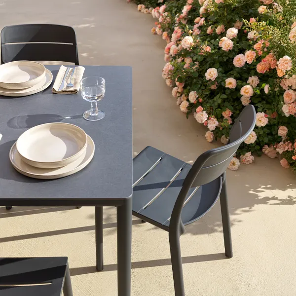 Стіл PIAVE 140X80 ANTRACITE зображення №5