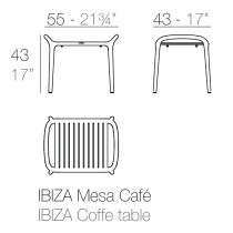 Столик IBIZA SIDE TABLE TORTORA зображення №5