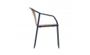 Стілець Rod Anthracite Cappuccino: фото - магазин CANVAS outdoor furniture. Стілець Rod Anthracite Cappuccino: фото - магазин CANVAS outdoor furniture.