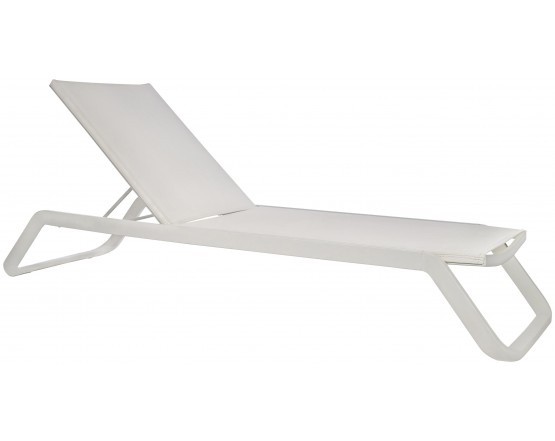 Шезлонг Vila White: фото - магазин CANVAS outdoor furniture.